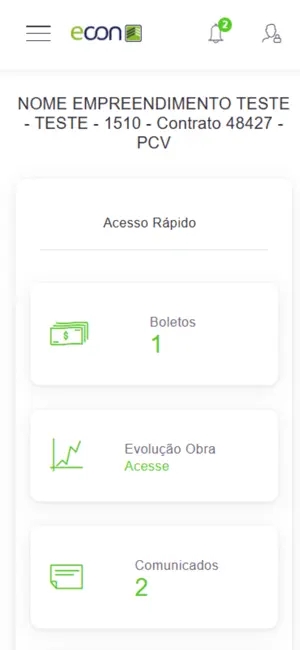 Econ Portal do Cliente screenshot 1