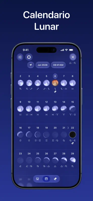 Moonlitt: fases de la Luna screenshot 2 of 10