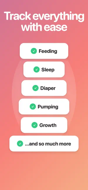 Newborn & Baby Tracker: Vumio screenshot 2