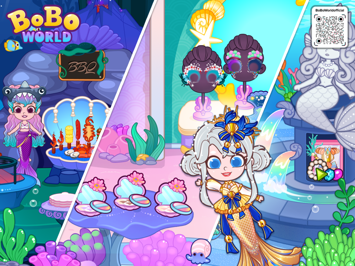 BoBo Mermaid World Avatar life