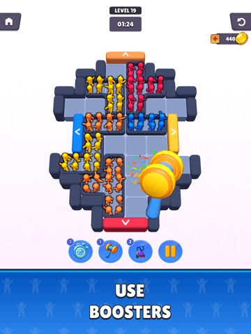 People Blob Blocks iPad screenshot