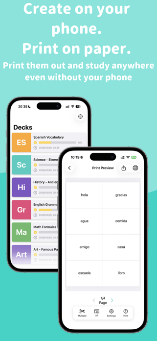 Tanpri - Printable Flashcards Screenshot 1 of 7