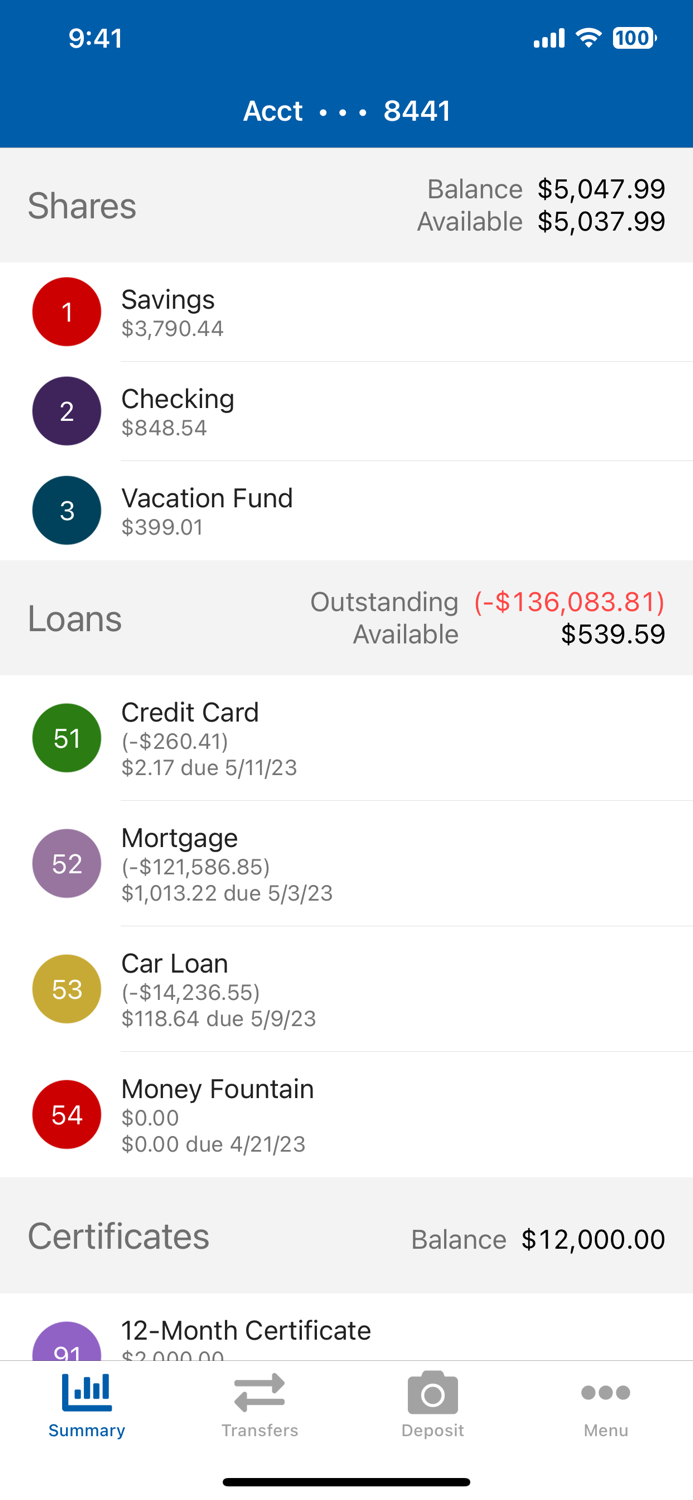 Serve Credit Union Mobile