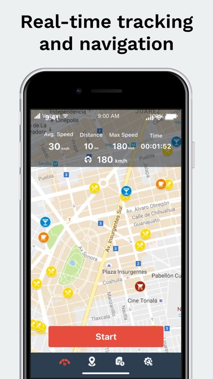 Speedometer Gps Tracker Mph