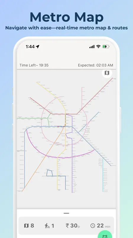 Delhi Metro Route Map screenshot 3 of 5
