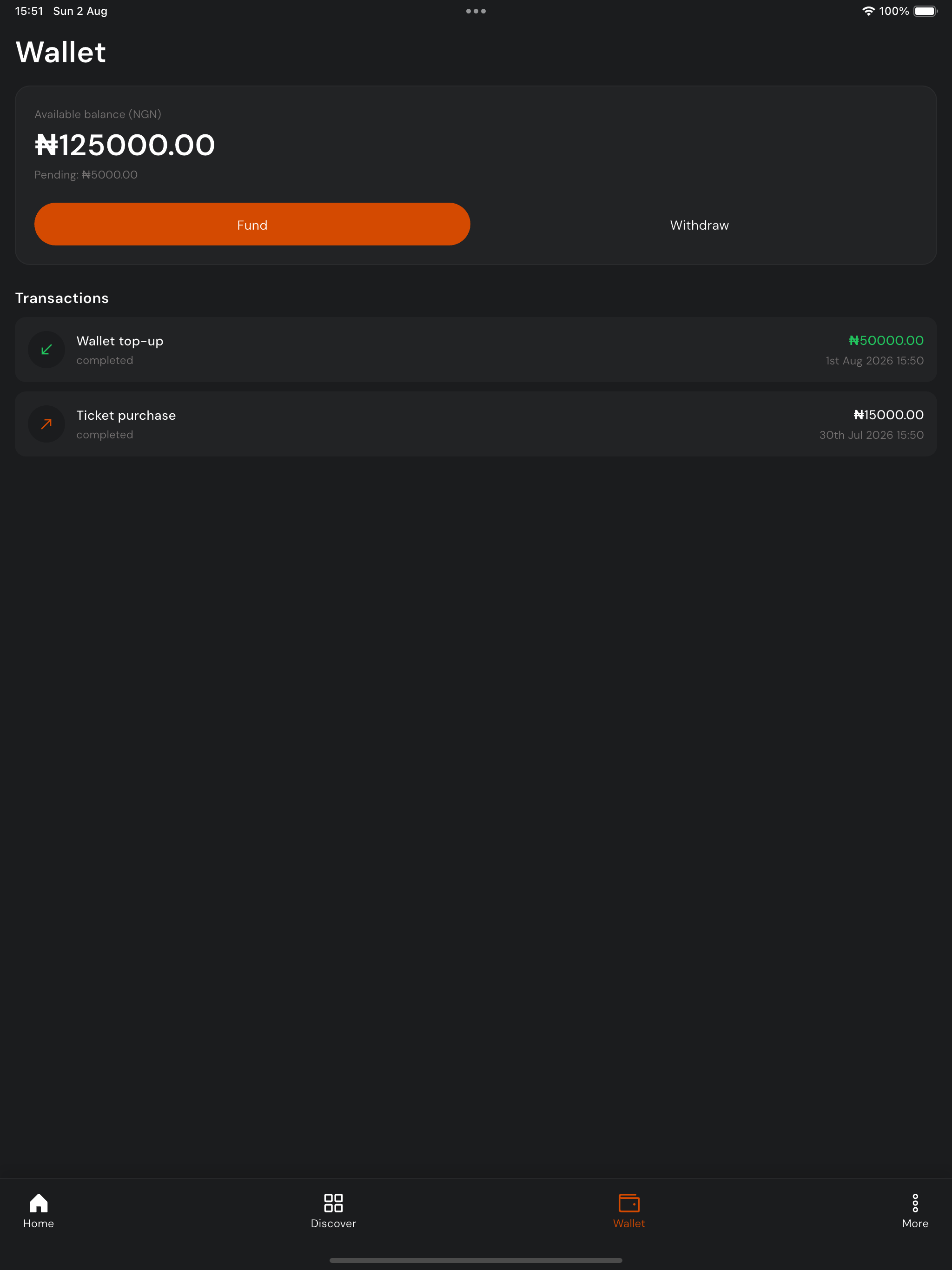 Fewticket screenshot 7