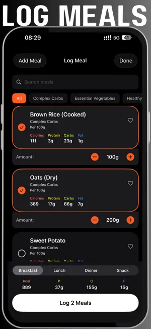 Food Log - Calio screenshot 2