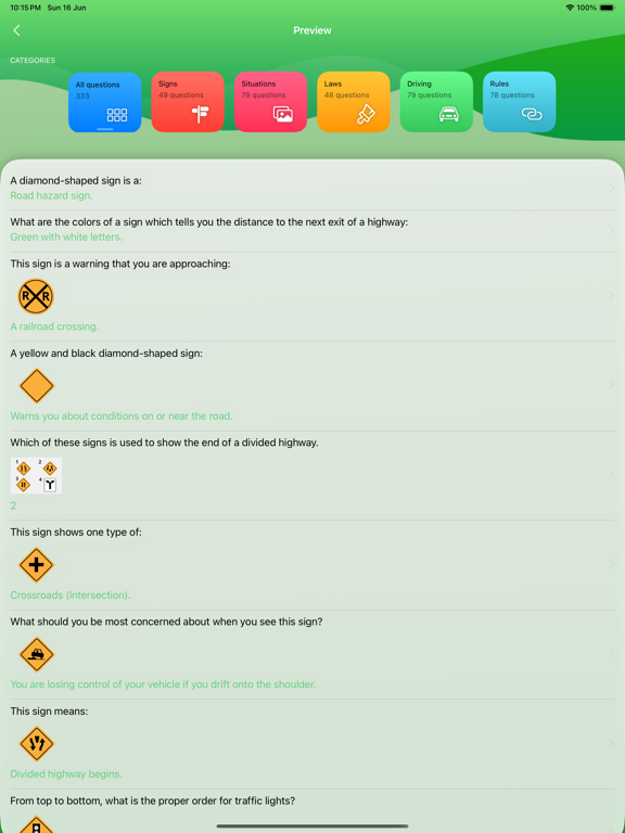 Screenshot #5 pour USDMV Driver License Prep Kit