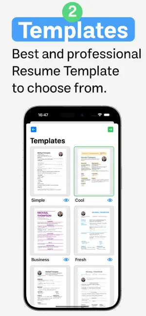 Make CV : Create Resume screenshot 3