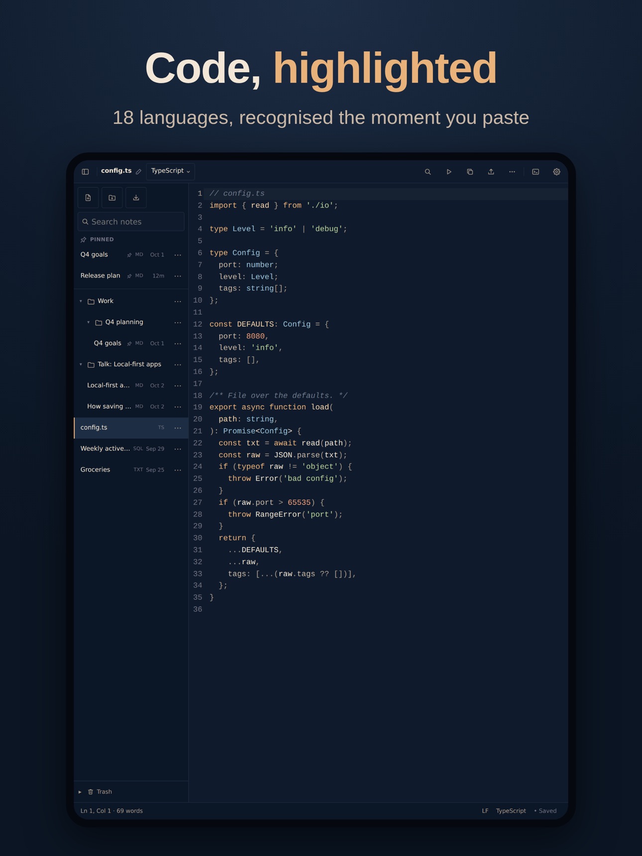 Screenshot 9 of Palim: Scratchpad