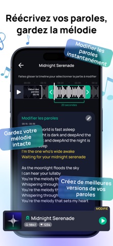 Donna IA Musique Générateur App Store preview screenshot 5