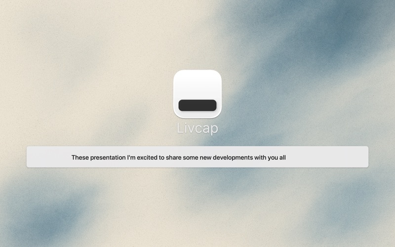 Livcap screenshot