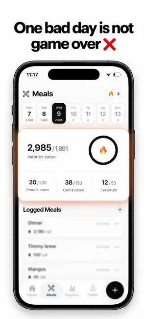 Calbank: Weekly Calorie Bank screenshot 2
