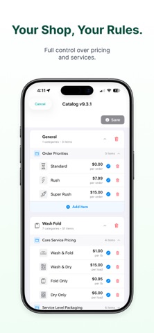 Kanso Flow: Laundry POS & Ops Screenshot 4 of 9