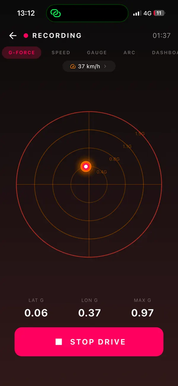 Screenshot #3 pour G-Force Meter Pro