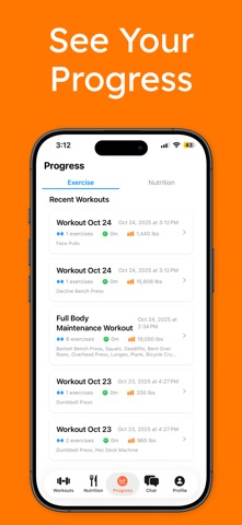 WorkIn: Fitness and Nutrition screenshot