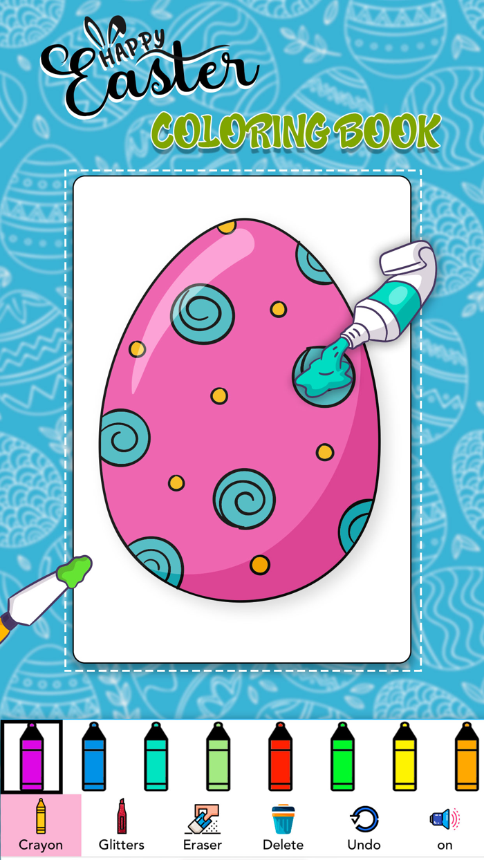 Easter Egg Coloring Book Game