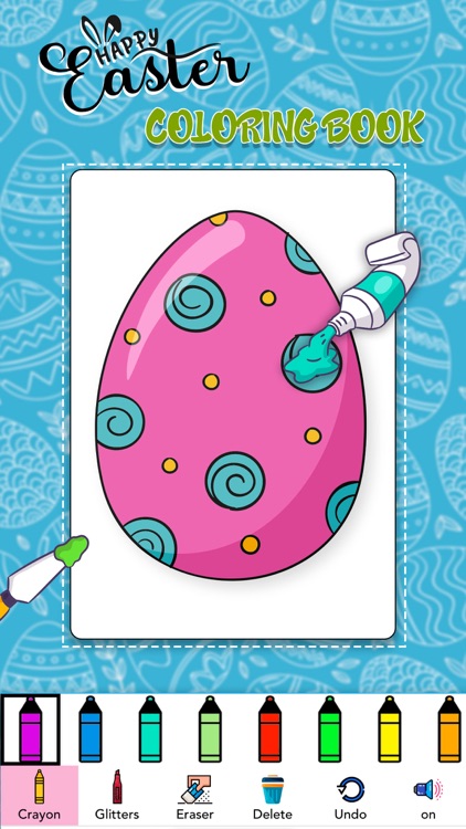 Easter Egg Coloring Book Game