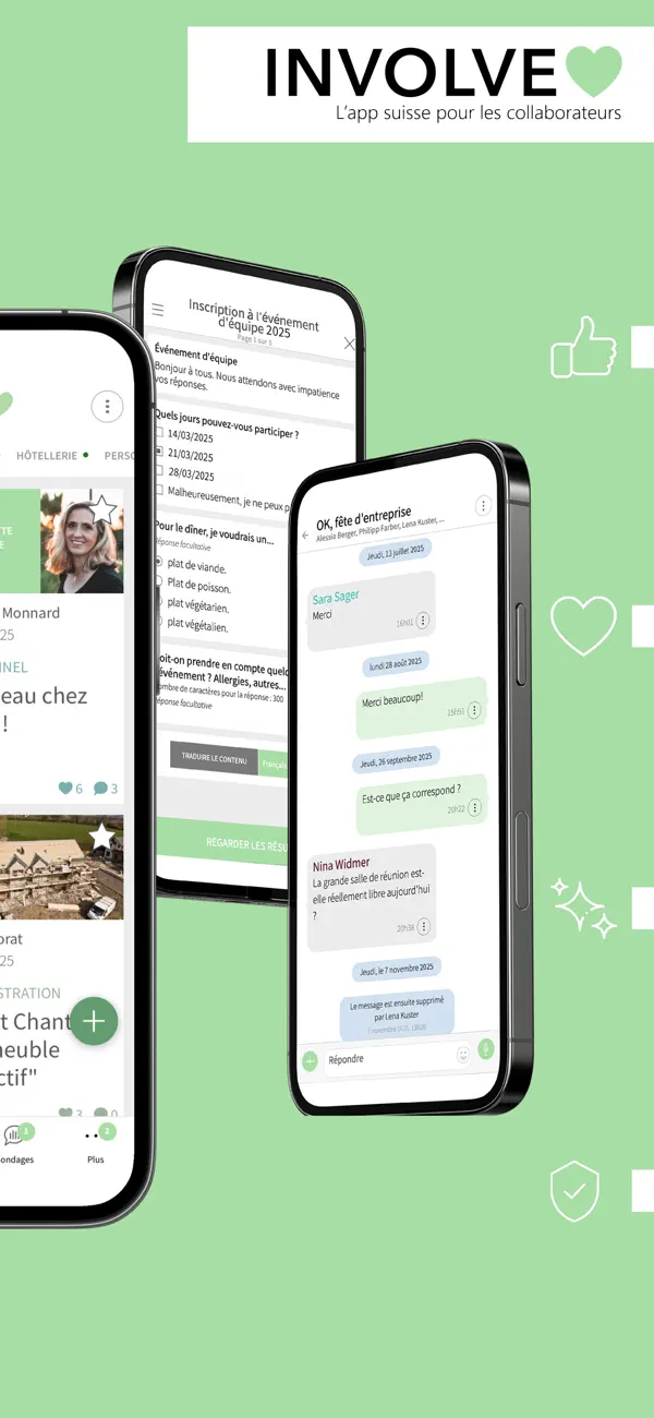 Screenshot #2 pour INVOLVE Appli Employés