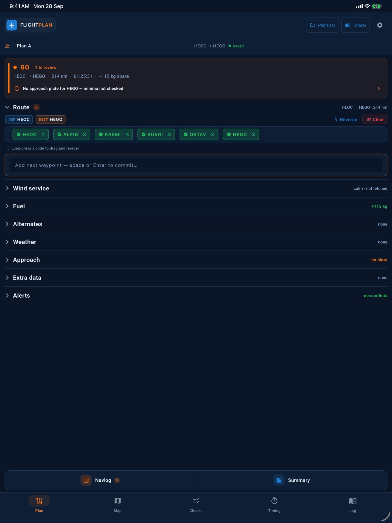 Screenshot 6 of FlightPlan Pro
