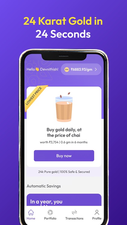 Aura - India's Gold Saving App