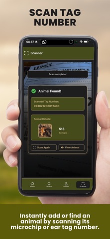 WildTrackApp: Farm & Herd Data screenshot