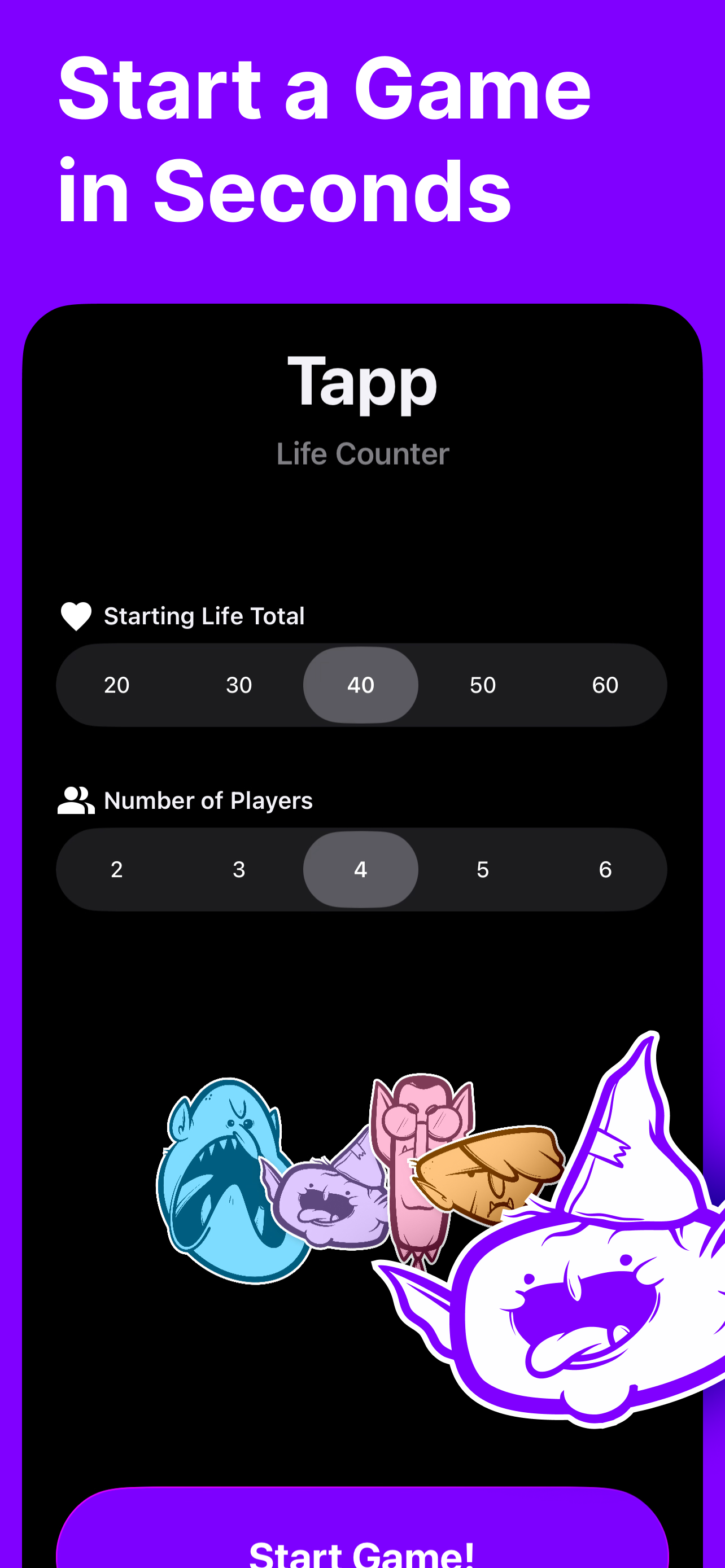 Tapp - EDH Life Counter