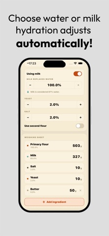 Baker’s Percentage screenshot