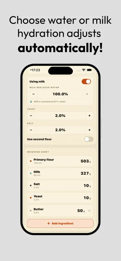 Baker’s Percentage screenshot 3