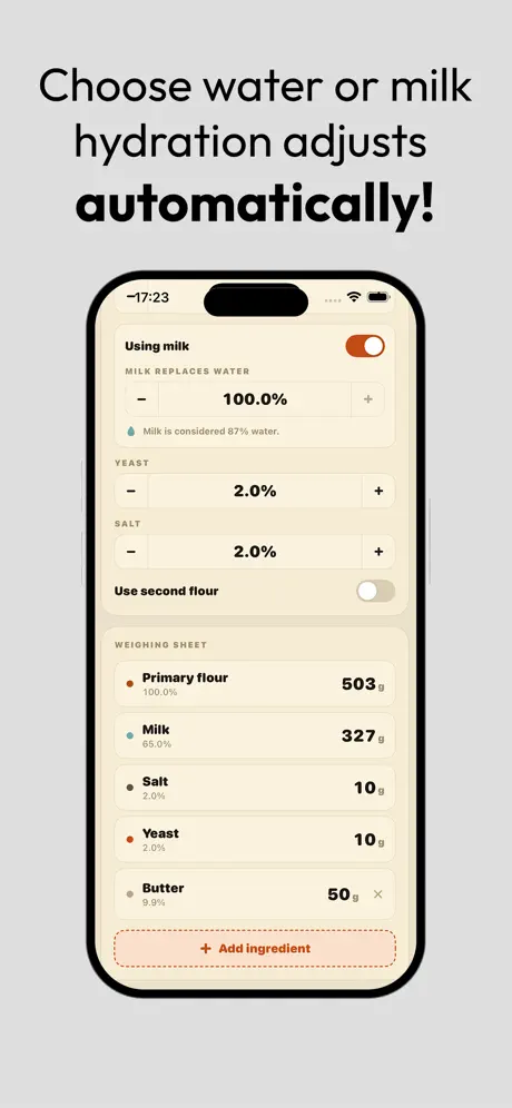 Baker’s Percentage screenshot 3
