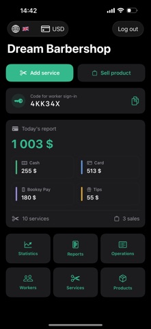 BarberFlow Manager screenshot