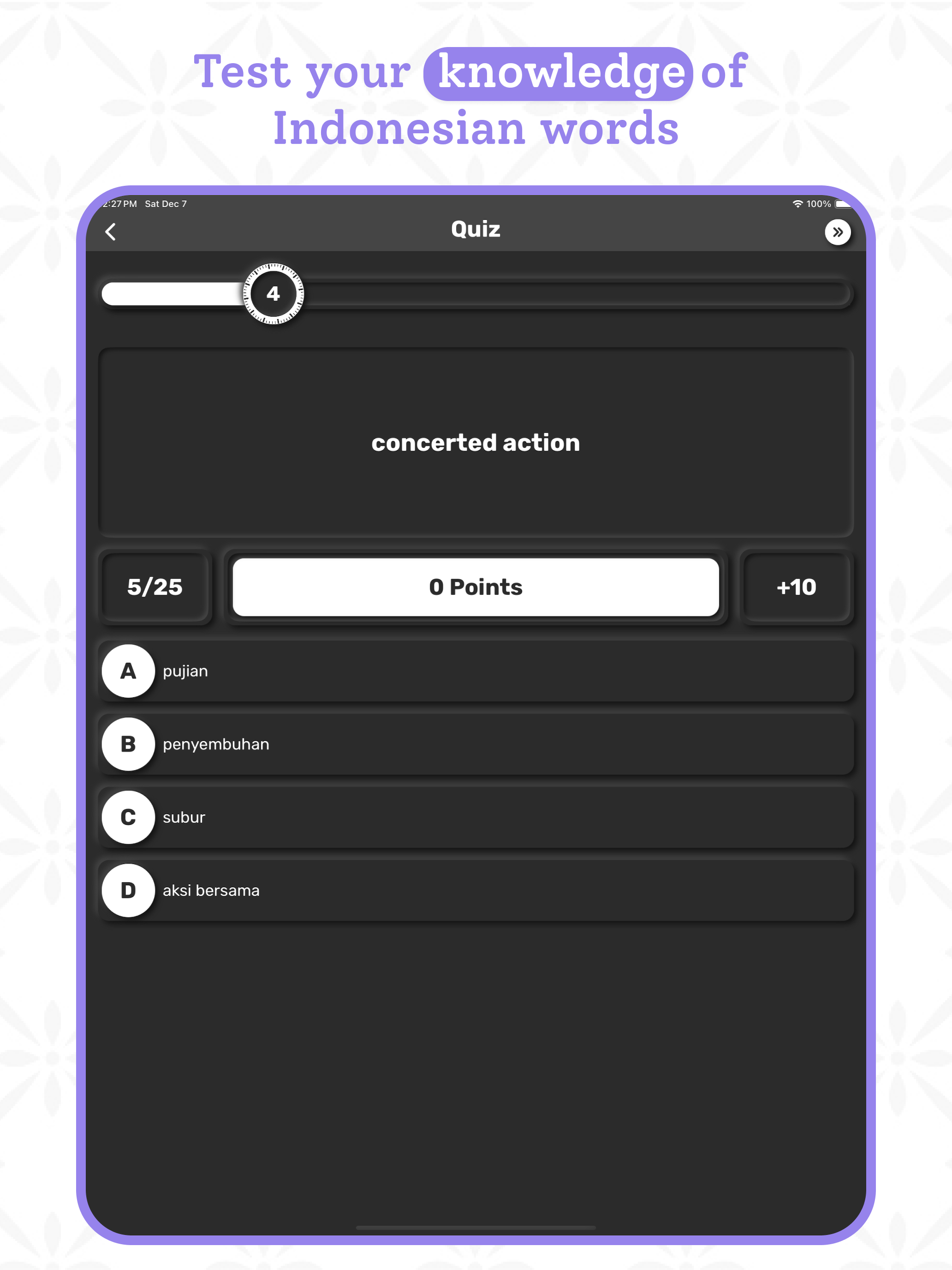Indonesian Dictionary App