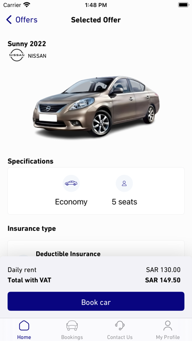 AJER Rent A Car Screenshot