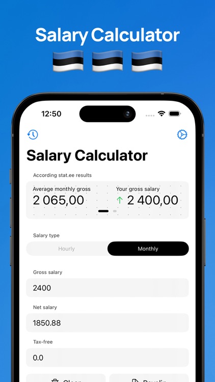 Salary Calc 2025: For Estonia