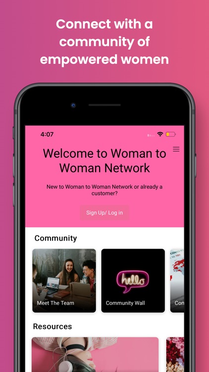 Woman to Woman App