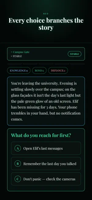 NEO: Interactive Horror Story screenshot 2