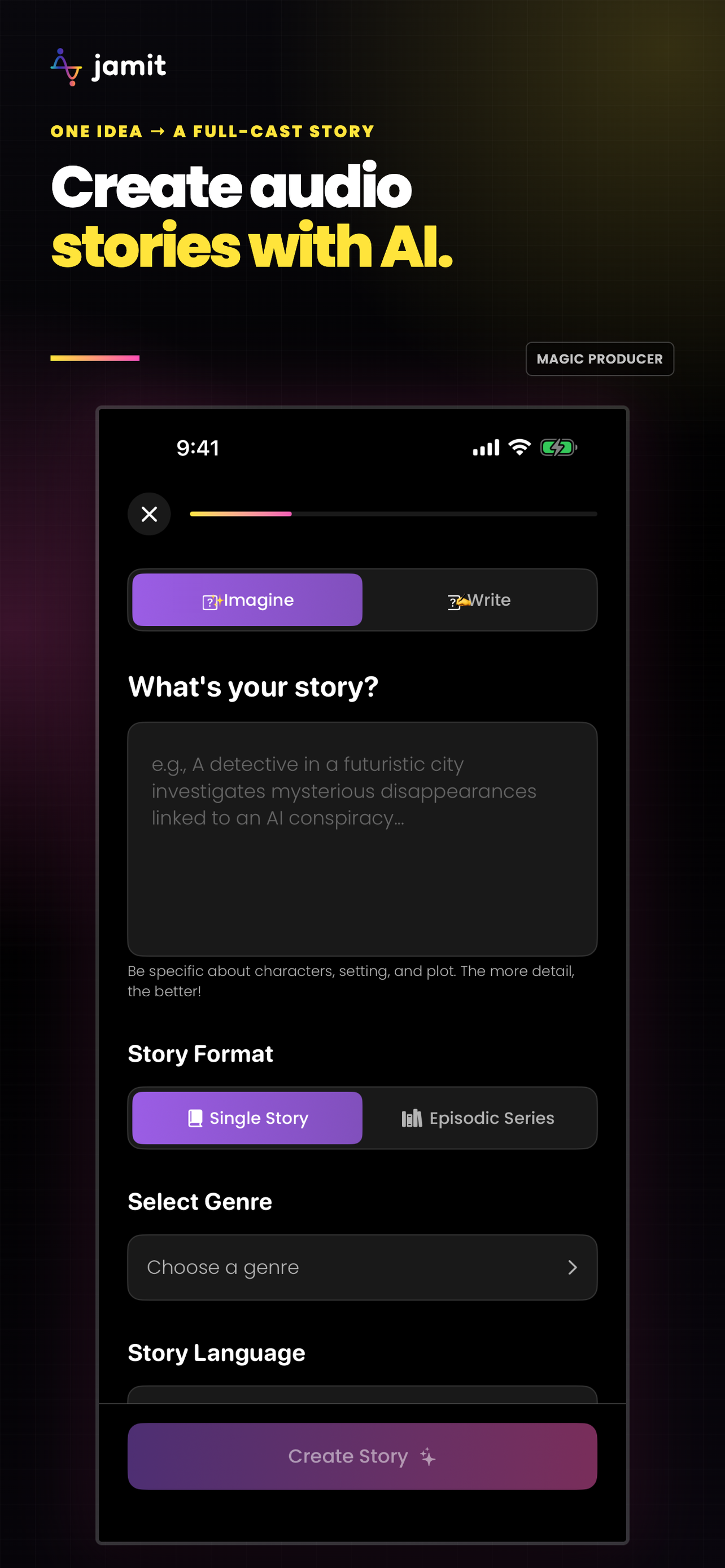 Jamit: Audio Stories & Drama screenshot 2