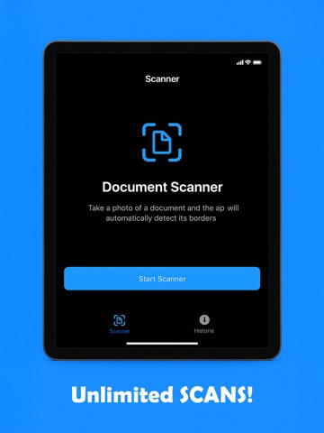 Pocket Scanner: PDF & OCR iPad screenshot