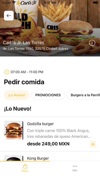 Carl's Jr. Cd. Juárez Screenshot