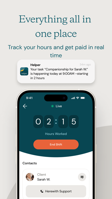 Helper: Jobs on Herewith Screenshot