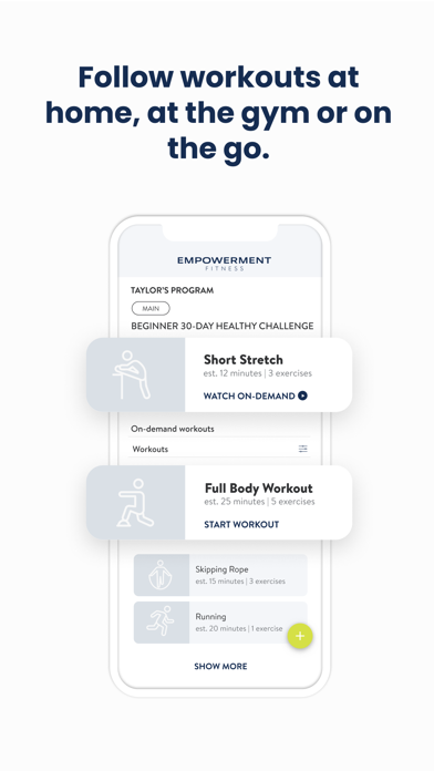 Empowerment Fitness Screenshot