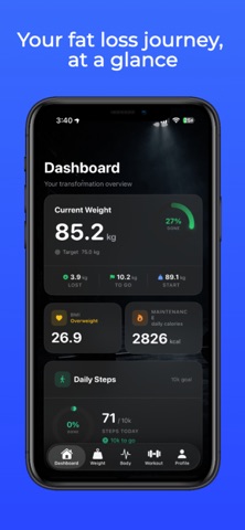 LeanTrack: Fat Loss Tracker Screenshot 1 of 10