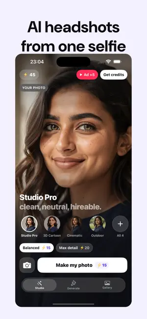 Profile Image AI screenshot 1