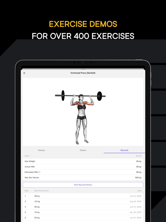 Boostcamp: Gym Workout Fitness iPad screenshot 4 - Health & Fitness app