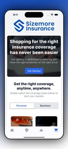 Sizemore Insurance iPhone screenshot