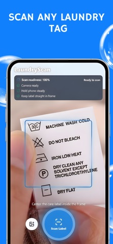 Laundry Care Symbol Scanner Screenshot 1 of 4