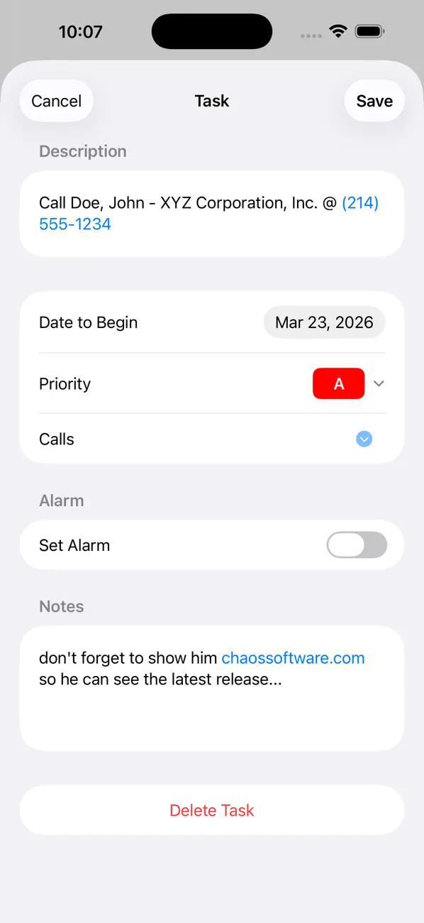 Screenshot #3 pour Chaos Tasks