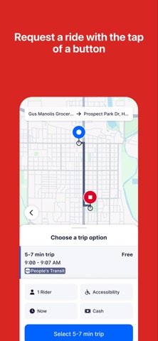 People's Transit iPhone screenshot