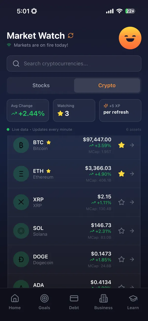 Screenshot #2 pour Midas touch  wealth builder