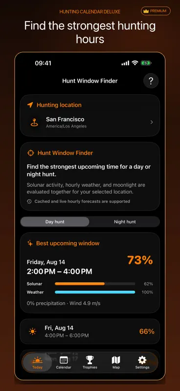 Hunting Calendar Deluxe screenshot 7 of 10